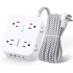 image:imagePD 30W USB C Power Strip Surge Protecor HANYCONY 8 Outlets 4 USB2 USB C Ports 1080J Desk Charging Station for Multiple Devices 6 Ft Flat Plug Extension Cord for College Dorm Room EssentialsWhite